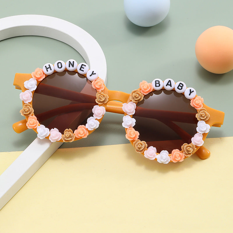 PC al por mayor 2023 NUEVA AMELIA Capri Flower Kids Gafas de sol